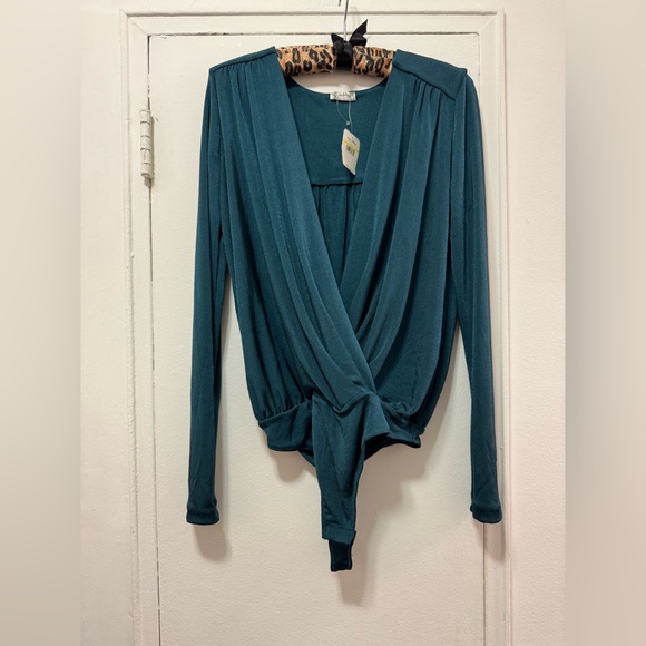 Revolve Turnt Bodysuit in Overboard by FREE PEOPLE in Color: Overboard medium - Picture 2 of 3